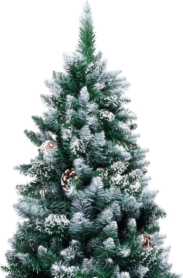 Alt view image 7 of 8 - vidaXL Christmas Tree Artificial Xmas Tree with Pine Cones and White Snow