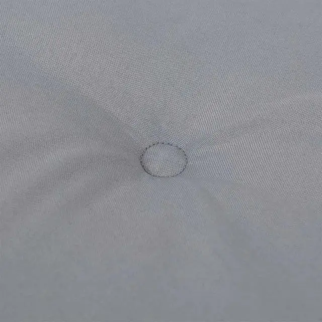 Alt view image 16 of 17 - vidaXL Chair Cushion 2 Pcs Outdoor Garden High Back Chair Cushion Gray Fabric