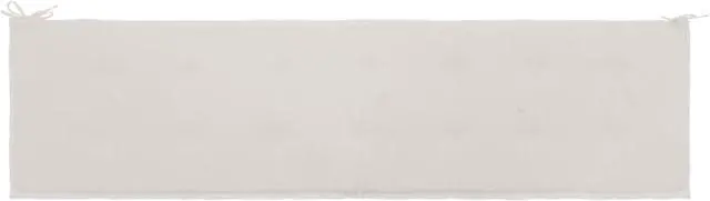 Alt view image 5 of 19 - vidaXL Garden Bench Cushion Cream 200x50x4 cm Oxford Fabric