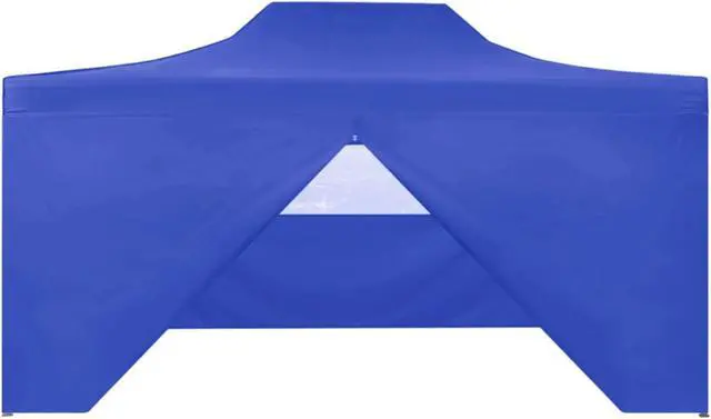 Alt view image 9 of 19 - vidaXL Professional Folding Party Tent with 4 Sidewalls 9.8'x13.1' Steel Blue