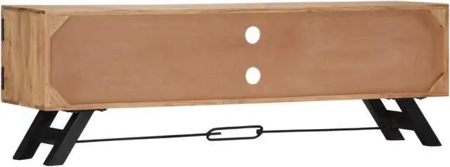 Alt view image 11 of 11 - vidaXL TV Stand TV Unit Sideboard TV Console Media Cabinet Solid Acacia Wood