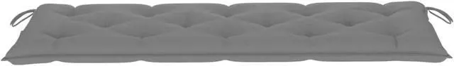 Alt view image 8 of 10 - vidaXL Bench Cushion Outdoor Water Repellent Seat Cushion Gray Oxford Fabric