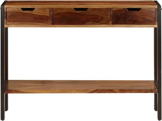Alt view image 11 of 11 - vidaXL Sideboard Acacia wood color