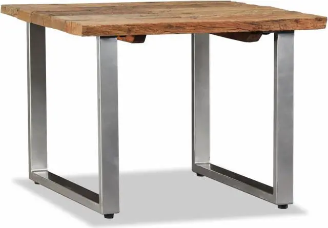 Alt view image 7 of 15 - vidaXL Coffee Table Sofa End Table Accent Side Table Solid Wood Reclaimed