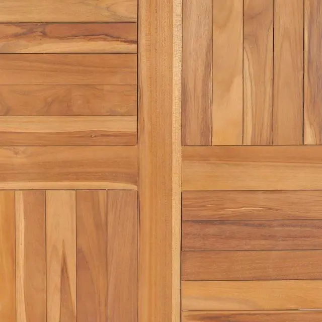 Alt view image 2 of 11 - vidaXL Table Top Solid Teak Wood Round 1" 35.4"