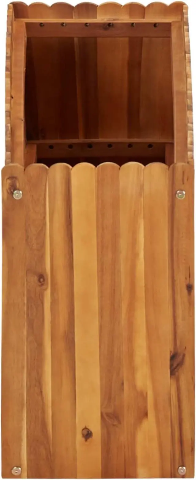 Alt view image 9 of 14 - vidaXL Raised Garden Bed Raised Flower Bed Raised Garden Box Solid Acacia Wood