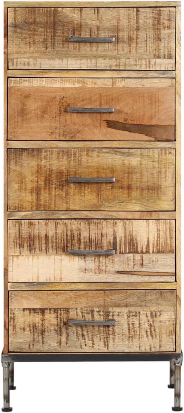 Alt view image 9 of 11 - vidaXL Solid Mango Wood Chest of Drawers Storage Store Drawer Cabinet Home