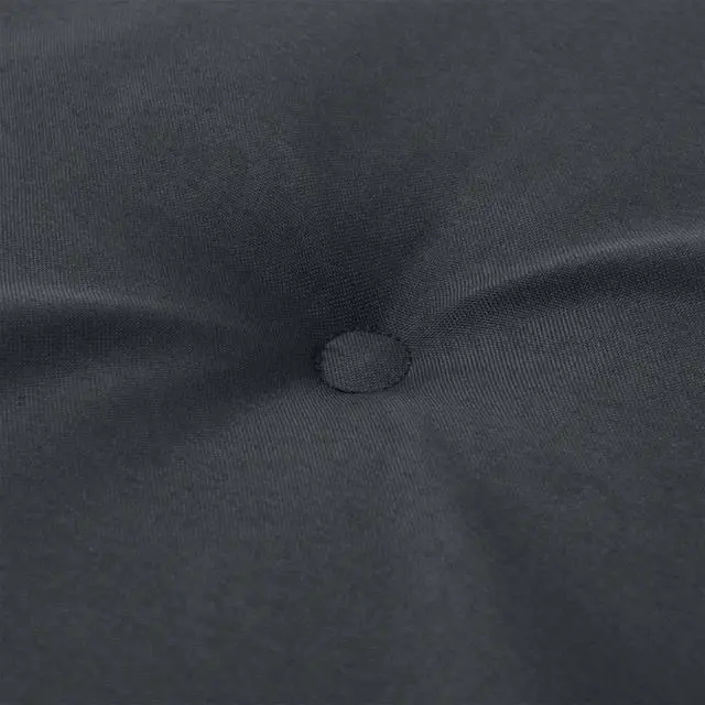 Alt view image 10 of 13 - vidaXL Bench Cushion Water Repellent Garden Cushion Anthracite Oxford Fabric