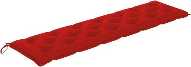 Alt view image 7 of 8 - vidaXL Bench Cushion Outdoor Water Repellent Bench Cushion Pad Red Oxford Fabric
