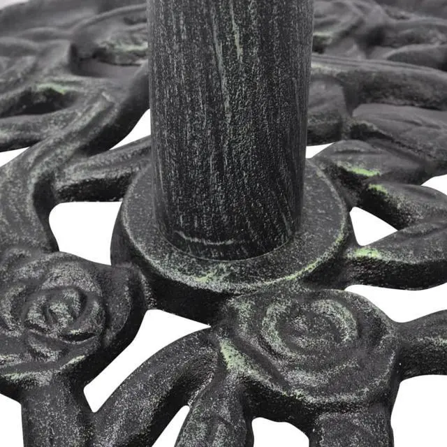 Alt view image 4 of 10 - vidaXL Umbrella Base Cast Iron 26 lb 19"