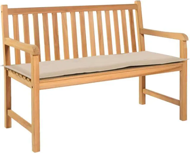 Alt view image 4 of 12 - vidaXL Bench Cushion Water Repellent Garden Seat Cushion Cream Oxford Fabric