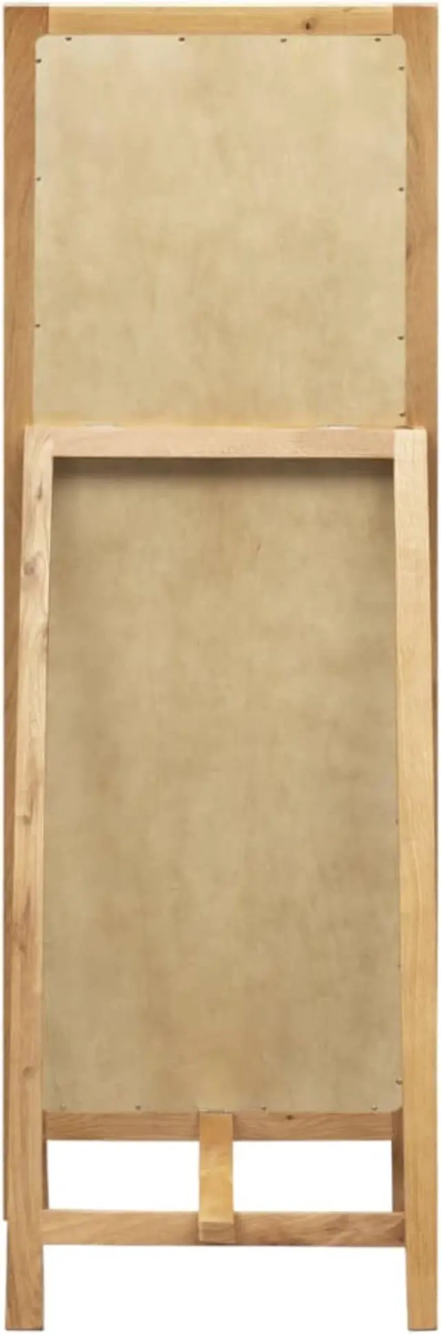 Alt view image 10 of 13 - vidaXL Floor Mirror Vanity Standing Mirror Full Length Mirror Solid Oak Wood