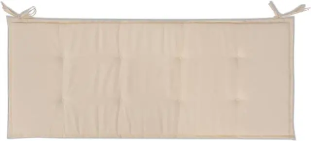 Alt view image 9 of 12 - vidaXL Bench Cushion Water Repellent Garden Seat Cushion Cream Oxford Fabric