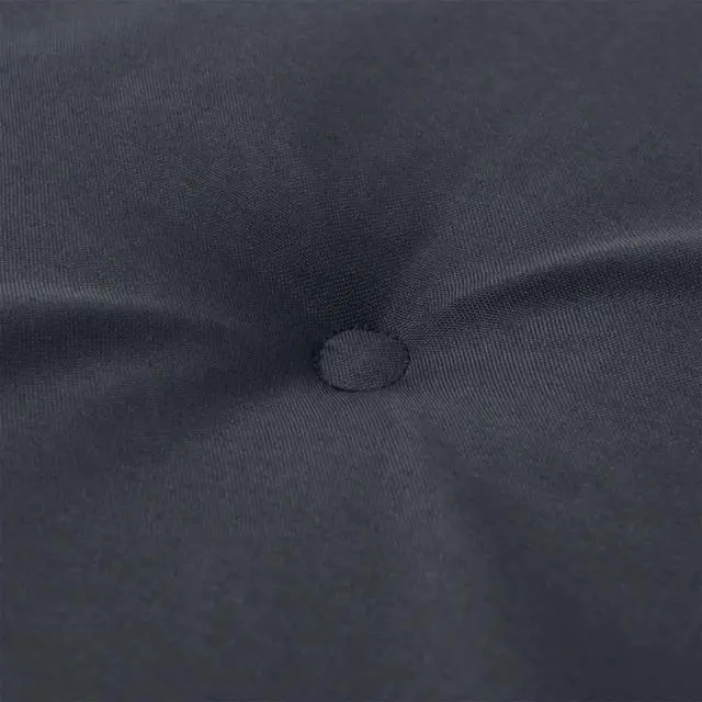 Alt view image 8 of 11 - vidaXL Garden Bench Cushion Anthracite 120x50x4 cm Oxford Fabric