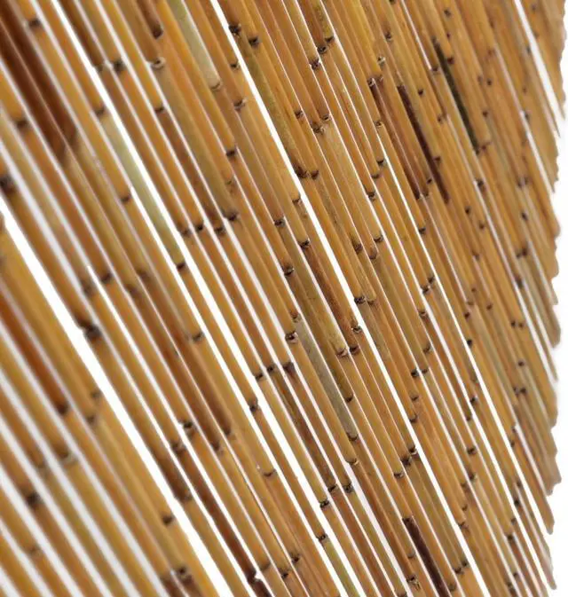 Alt view image 8 of 11 - vidaXL Insect Door Curtain Bamboo 39.4"x78.7" Anti Mosquito Protector Screen