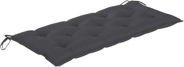 Alt view image 7 of 15 - vidaXL Bench Cushion Water Repellent Seat Cushion Anthracite Oxford Fabric