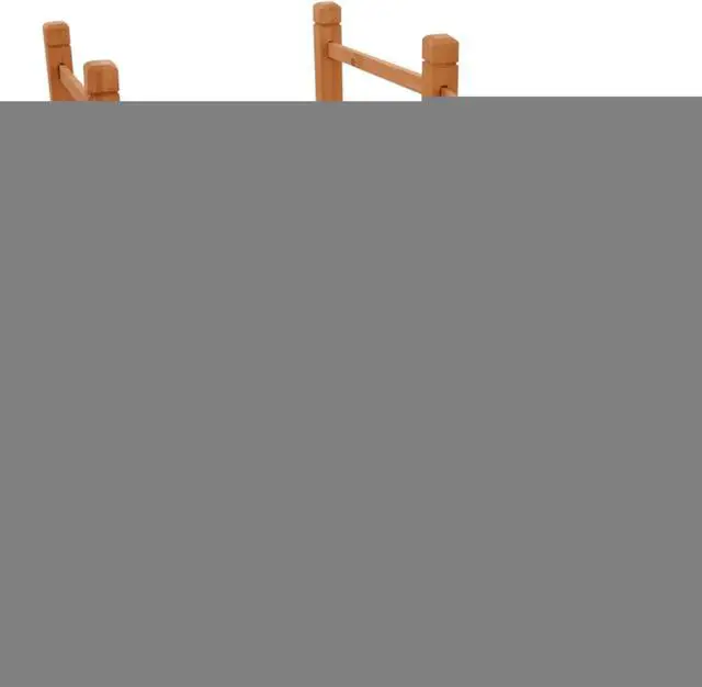 Alt view image 7 of 10 - vidaXL Garden Bridge Wooden Arc Bridge for Outdoor Pond Bridge for Backyard