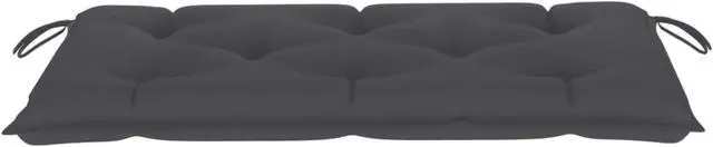 Alt view image 8 of 13 - vidaXL Bench Cushion Water Repellent Seat Cushion Anthracite Oxford Fabric