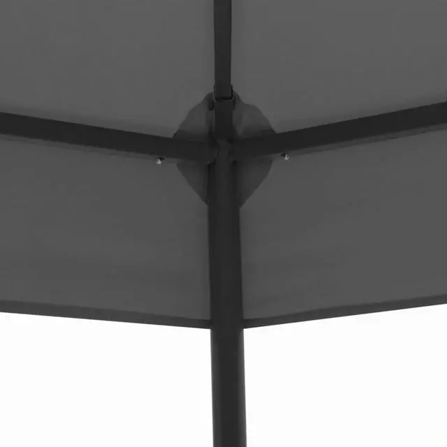 Alt view image 10 of 14 - vidaXL Gazebo Canopy Tent Patio Pavilion Wedding Party Tent for Beach Anthracite