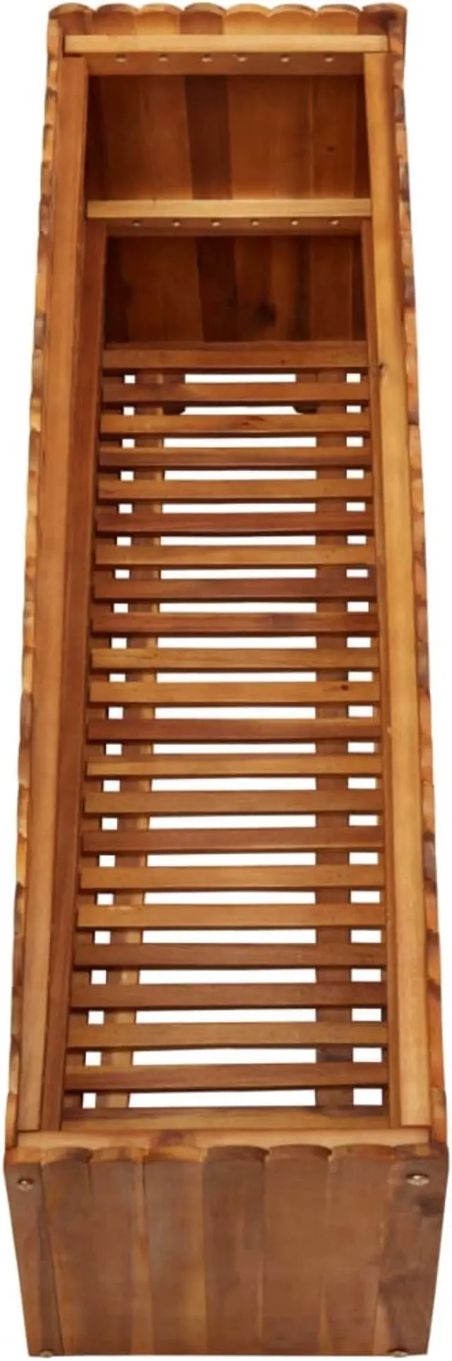 Alt view image 10 of 14 - vidaXL Raised Garden Bed Raised Flower Bed Raised Garden Box Solid Acacia Wood