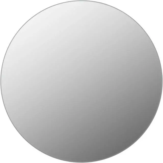 Alt view image 8 of 12 - vidaXL Wall Mirror Transparent Glass 27.6 in diameter Wall mounting