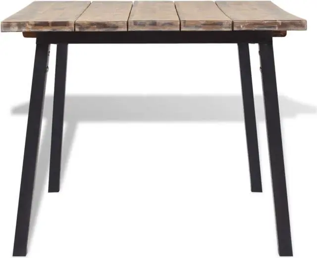 Alt view image 9 of 20 - vidaXL Dining Table Kitchen Table Wooden Dining Room Table Solid Acacia Wood