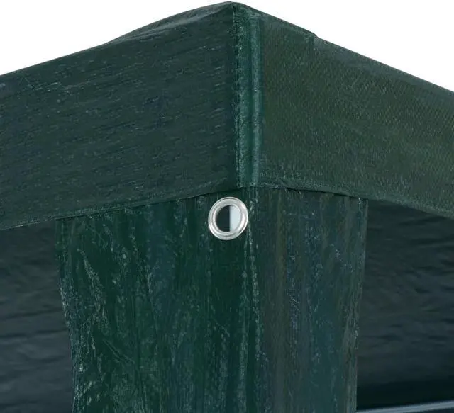 Alt view image 10 of 11 - vidaXL Party Tent Outdoor Canopy Tent Patio Gazebo Marquee Sunshade PE Green