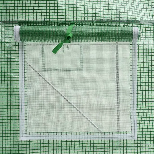 Alt view image 9 of 11 - vidaXL Greenhouse Outdoor Grow House Green House for Plant Growing Gardening