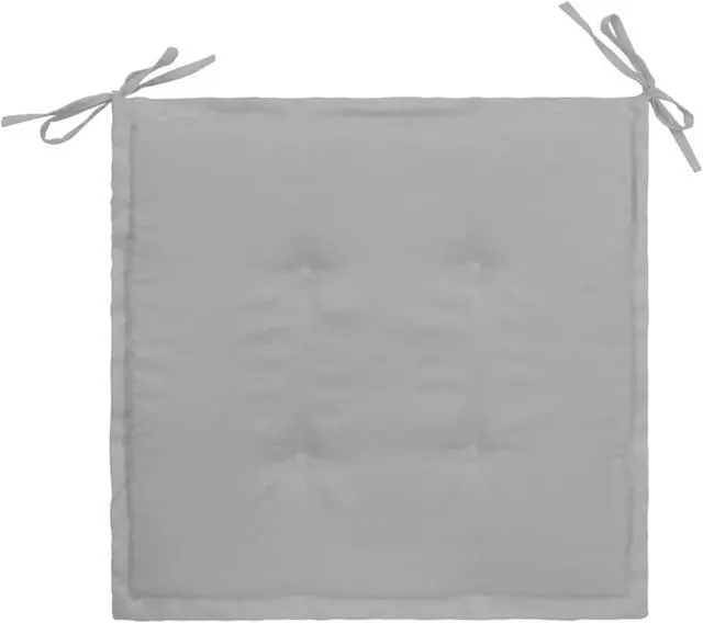 Alt view image 10 of 14 - vidaXL Garden Chair Cushions 4 pcs Grey 40x40x4 cm Oxford Fabric