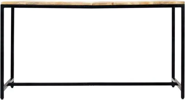 Alt view image 11 of 14 - vidaXL Dining Table Kitchen Table Dining Room Table Solid Rough Mango Wood