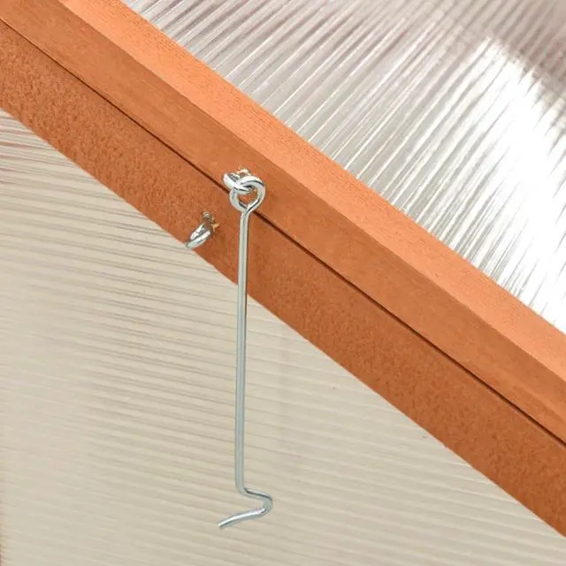 Alt view image 10 of 13 - vidaXL Greenhouse Outdoor Grow House Green House for Plant Growing Firwood