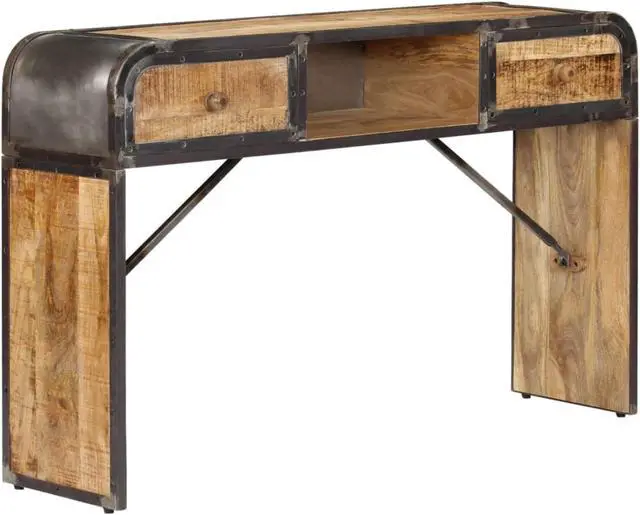 Alt view image 8 of 17 - vidaXL Solid Mango Wood Sideboard Side Store Cabinet Wooden Furniture Storage