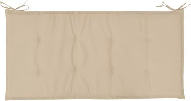 Alt view image 9 of 14 - vidaXL Garden Bench Cushion Beige 120x50x4 cm Oxford Fabric