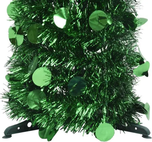 Alt view image 10 of 10 - vidaXL Christmas Tree Pop-up Artificial Tree Christmas Decoration Green PET