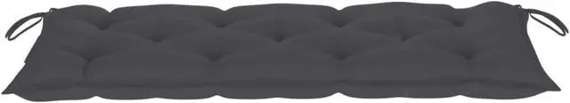 Alt view image 8 of 15 - vidaXL Bench Cushion Water Repellent Seat Cushion Anthracite Oxford Fabric