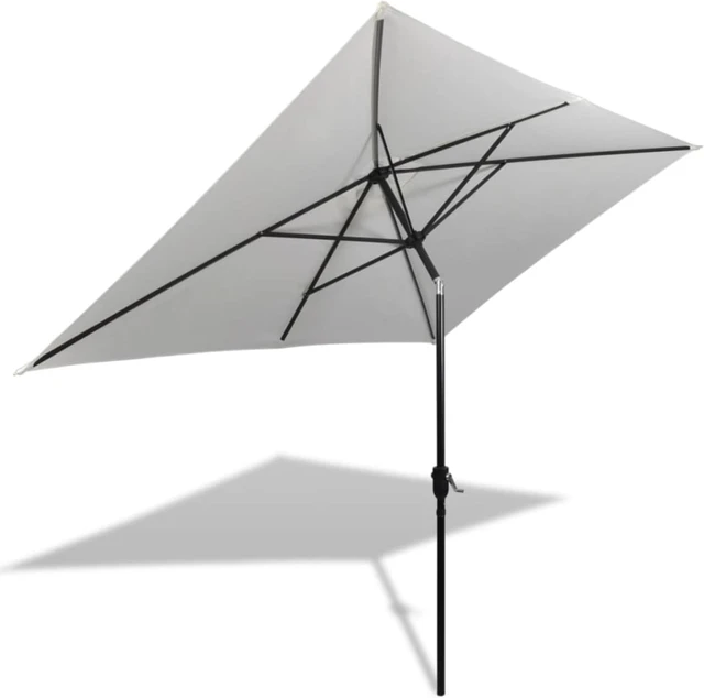 Main image of vidaXL Parasol 78.7"x118.1" Sand White Rectangular