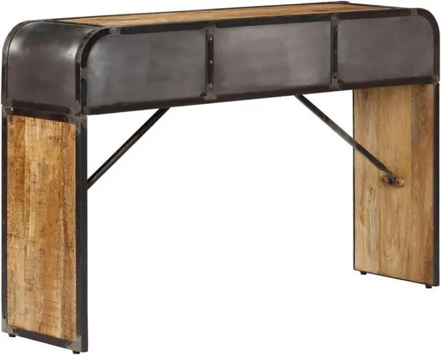 Alt view image 10 of 17 - vidaXL Solid Mango Wood Sideboard Side Store Cabinet Wooden Furniture Storage