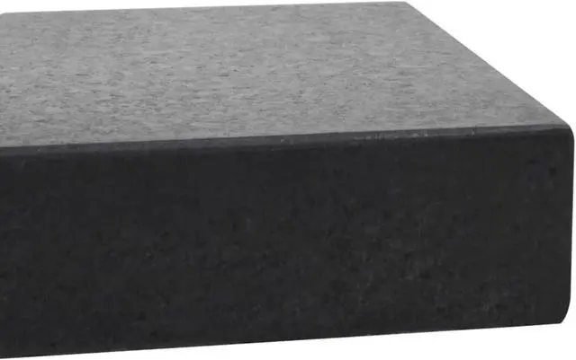 Alt view image 3 of 10 - vidaXL Umbrella Base Patio Umbrella Stand Granite 55.1 lb Rectangular Black