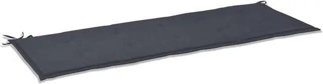 Alt view image 7 of 12 - vidaXL Bench Cushion Water Repellent Garden Cushion Anthracite Oxford Fabric