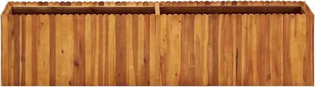 Alt view image 8 of 14 - vidaXL Raised Garden Bed Raised Flower Bed Raised Garden Box Solid Acacia Wood