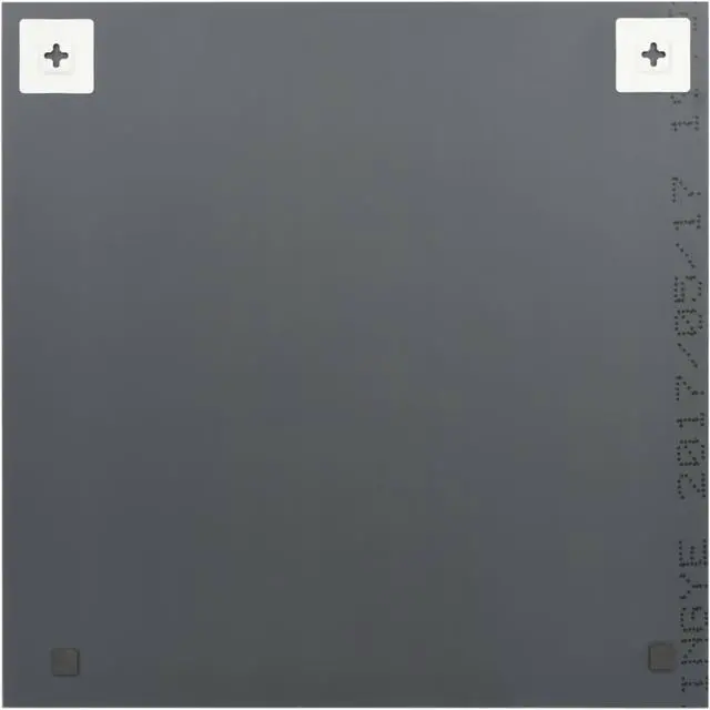 Alt view image 10 of 14 - vidaXL Wall Mirror Transparent Glass 16 x 16 in Minimalistic