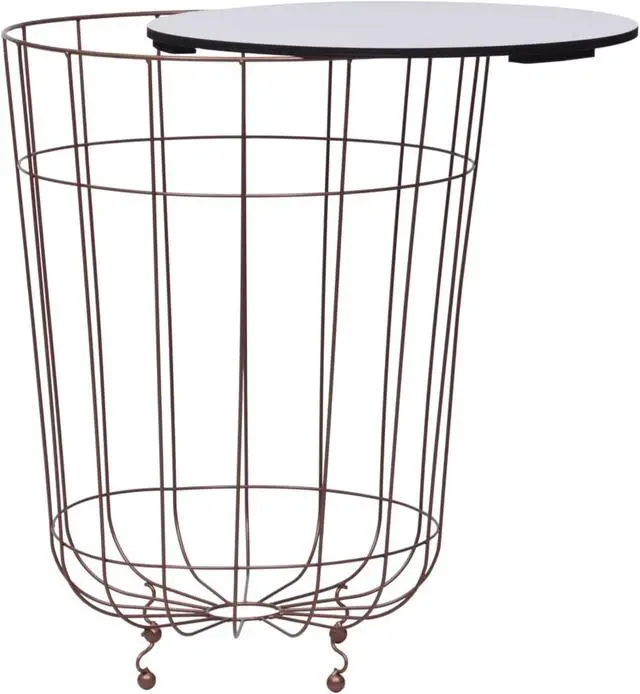 Alt view image 9 of 13 - vidaXL Coffee Table Round End Table Living Room Side Table Gold 15.7 Inch