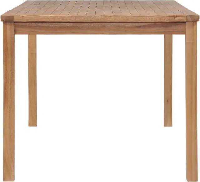 Alt view image 10 of 14 - vidaXL Outdoor Dining Table Patio Table Garden Porch Furniture Solid Teak Wood