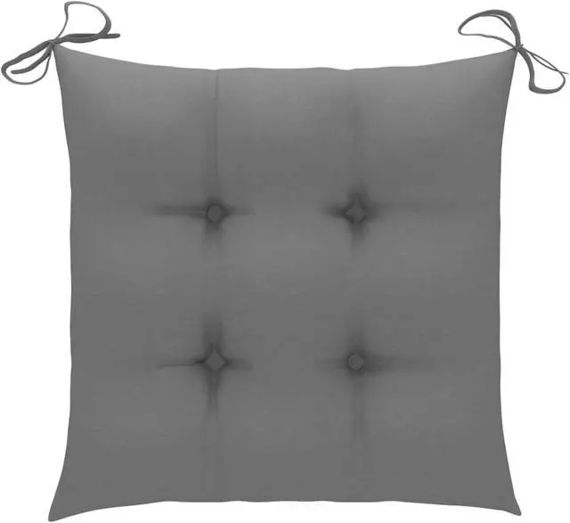 Alt view image 8 of 13 - vidaXL Chair Cushion 2 Pcs Outdoor Patio Seat Cushion Pad Gray Oxford Fabric