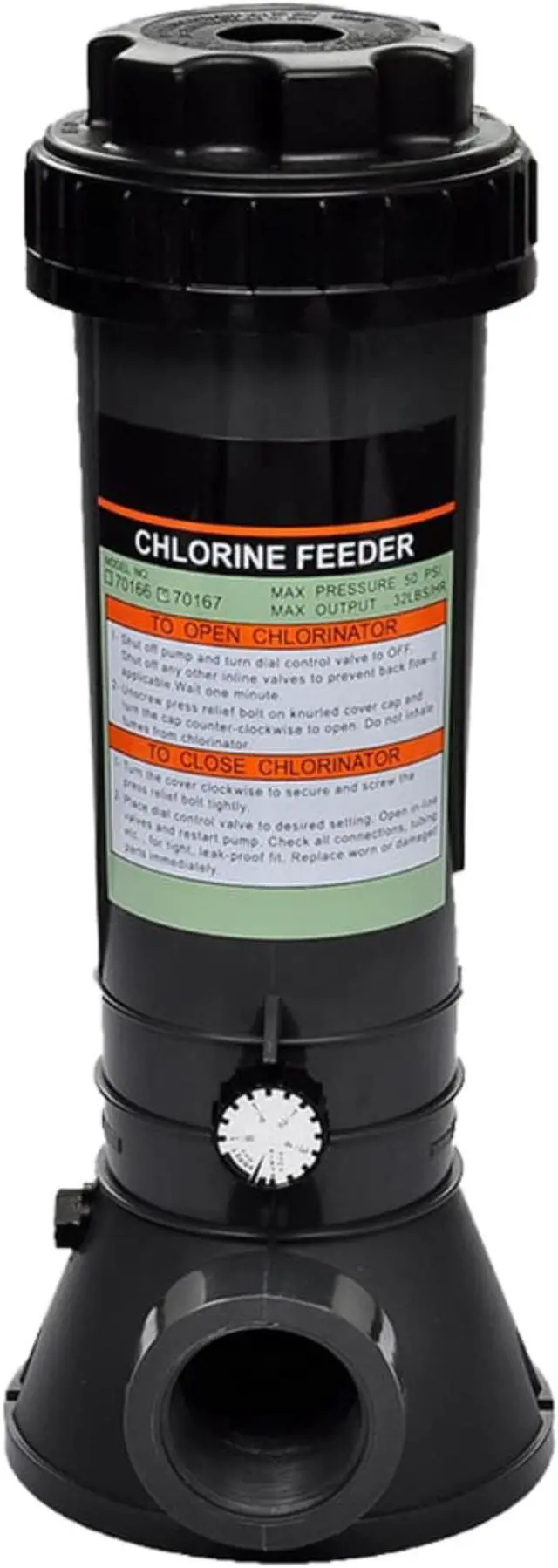 Alt view image 6 of 12 - vidaXL Automatic Chlorine Feeder Swimming Pool Dispenser Cleaner Machine Tool