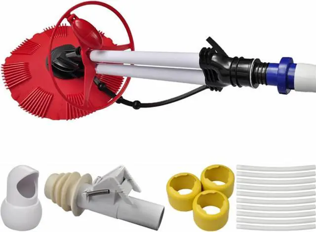 Alt view image 9 of 10 - vidaXL Pool Vacuum Swimming Pool Cleaner for Above Ground and In-ground Pools