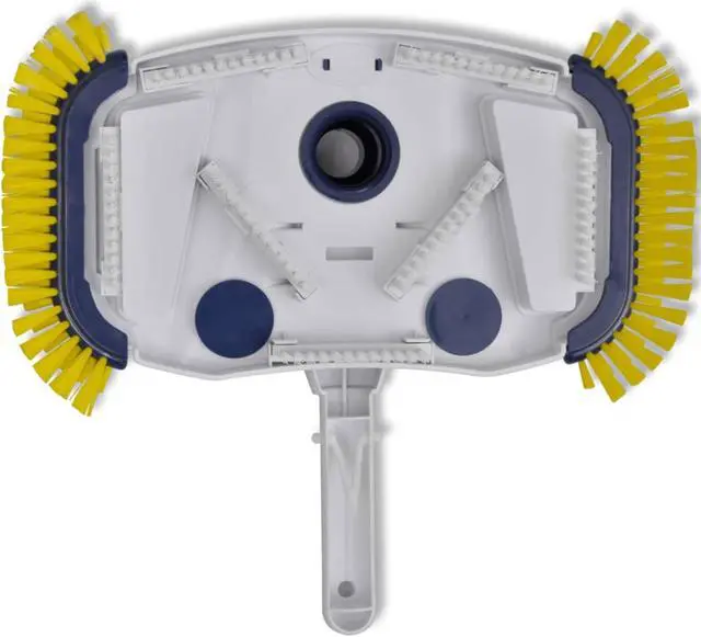 Alt view image 5 of 10 - vidaXL Pool Vacuum Head Vacuum Attachment Pool Cleaner Brush with Side Brush