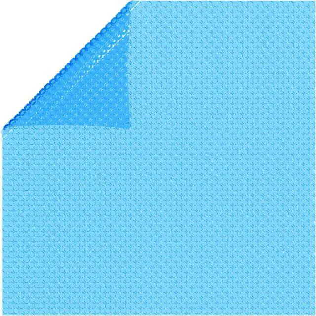 Alt view image 5 of 11 - vidaXL Pool Cover Solar Blanket Winter Pool Cover Pool Heater Cover Blue