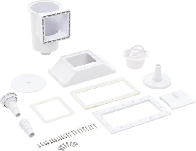 Alt view image 7 of 10 - vidaXL 11 Piece Wide-mouth Pool Skimmer  Pool Cleaning Set Pool Vacuum Cleaner