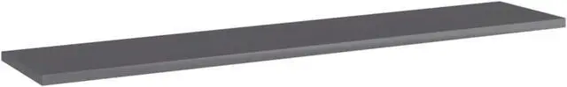 Alt view image 7 of 13 - vidaXL Bookshelf Boards Wall Shelving Unit 4 Pcs High Gloss Gray Engineered Wood